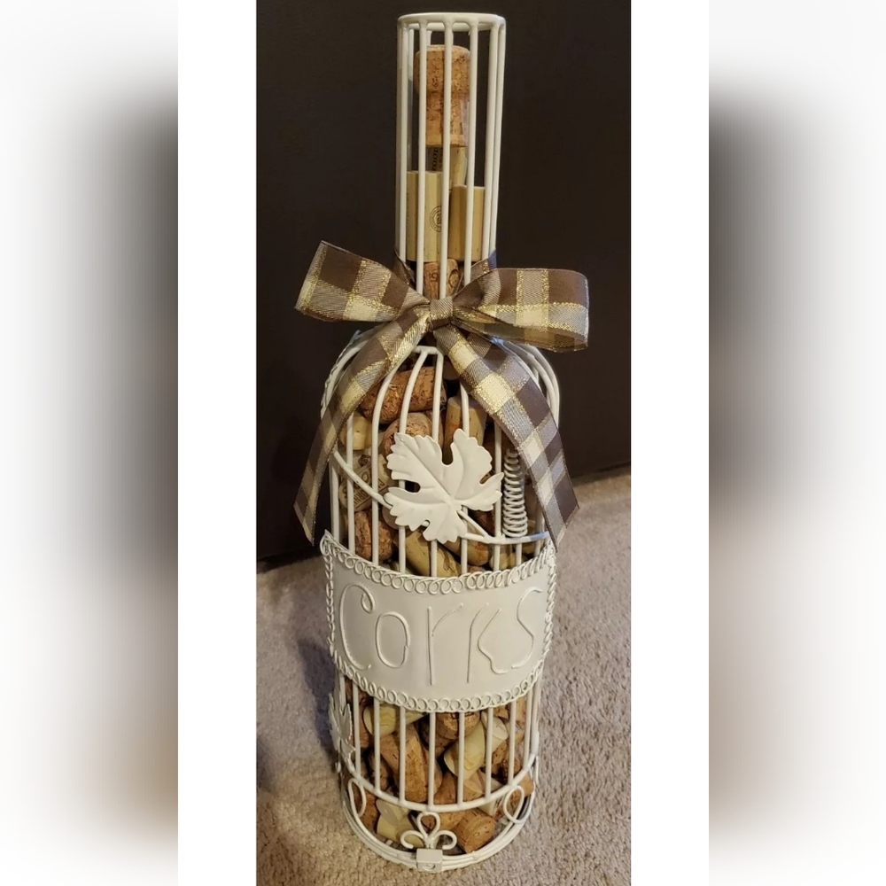 WINE BOTTLE CORK HOLDER STORAGE